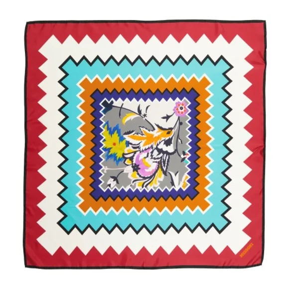 Made In Italy Silk Missoni Scarf from MISSONI - Picture 2 of 7